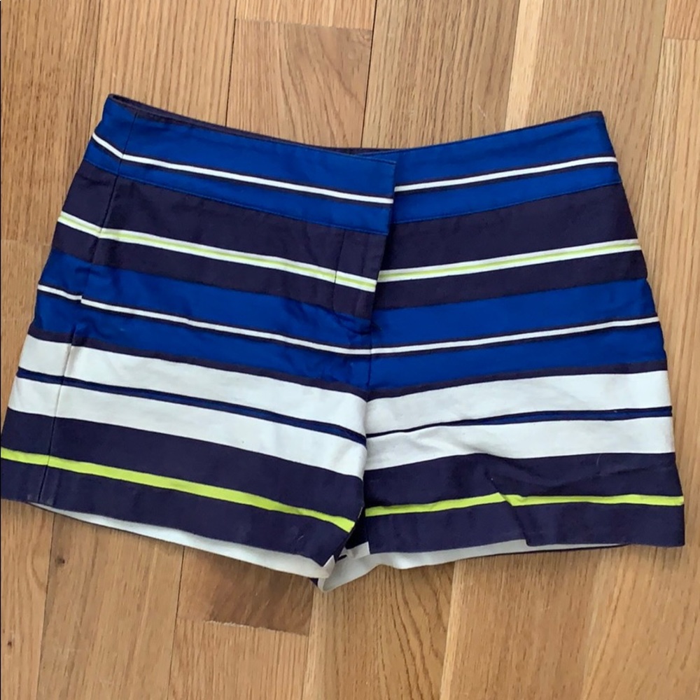 LOFT striped shorts size 0